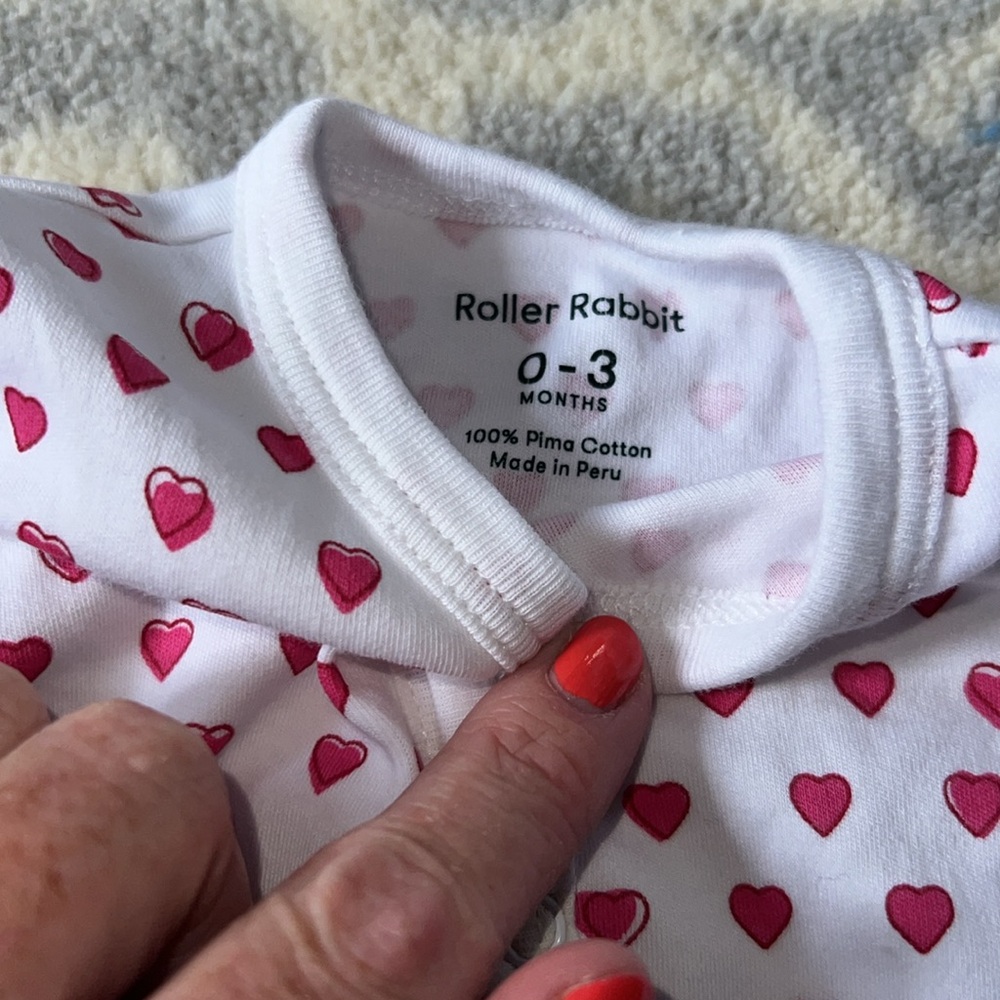 🩷RL/Burts/Roller Rabbit/Aden🩷 EUC Baby Girl 9 piece Onesie Set! 0-3m. - Picture 17 of 17